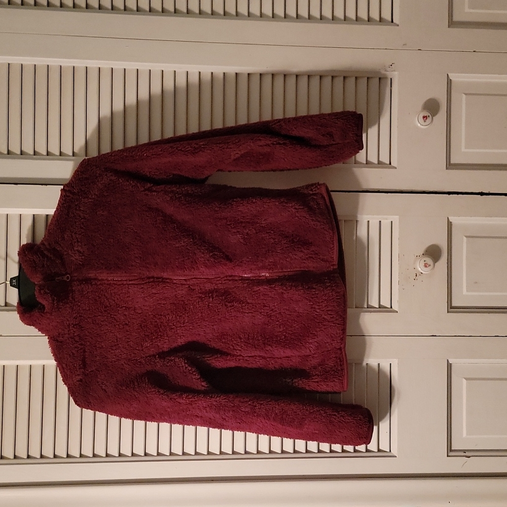 Plush Burgundy Jacket